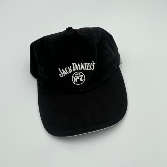 Jack Daniels Baseball Hat Cap Black Adjustable Strap Black White Party Summer - Picture 2 of 8